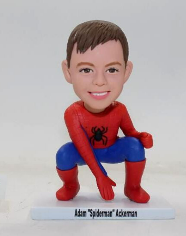 Create your own spiderman custom bobbleheads for kid [C3333]